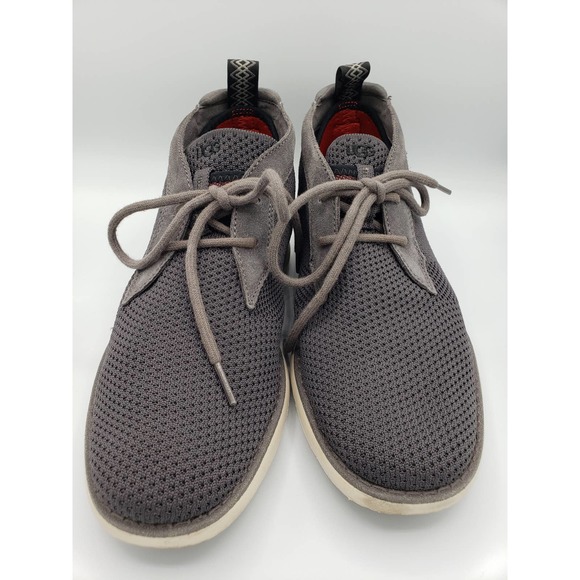 Ugg Mens Union Hyperweave Chukka Sneaker Gray Size 7 - Picture 1 of 5